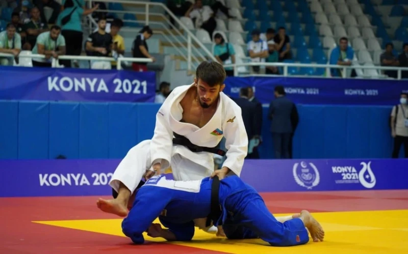 "Böyük Dəbilqə"də Azərbaycan cüdoçusu finala adlayıb, daha bir cüdoçu isə bürünc medal üçün mübarizə aparacaq