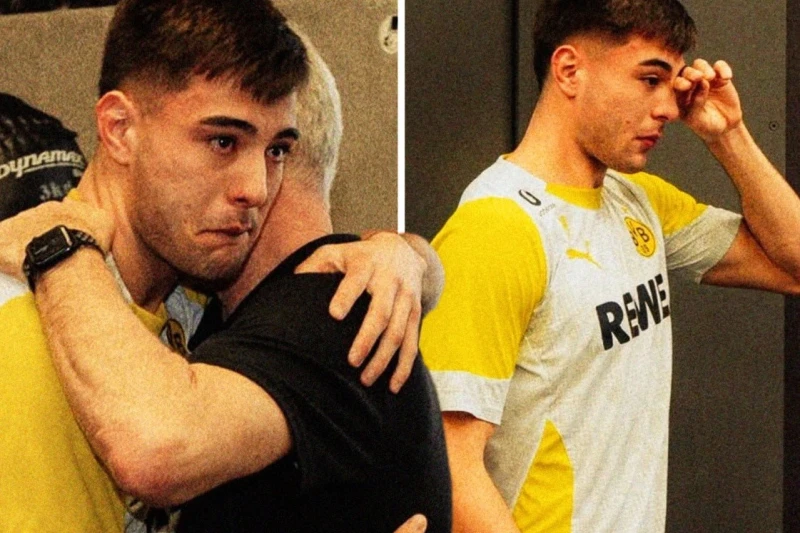 Ансельмино попрощался со своими одноклубниками из Дортмунда со слезами на глазах