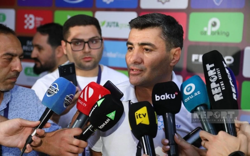 Azerbaycan Milli Takımı Teknik Direktörü: Dünya şampiyonu olmak istiyorsak, tüm maçları kazanmalıyız