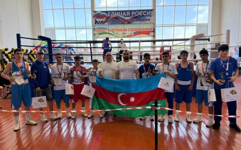 Azərbaycan boksçuları Rusiyada keçirilən turnirdə 8 qızıl medal qazanıblar