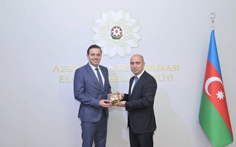 Emin Əmrullayev və Mirkan Aydın arasında qadın basketbolunun inkişafı üzrə görüş keçirilib