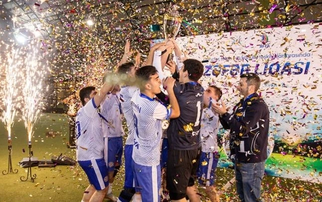 AFAD gönüllüleri Zafer Mini Futbol Ligi'nin şampiyonu oldu