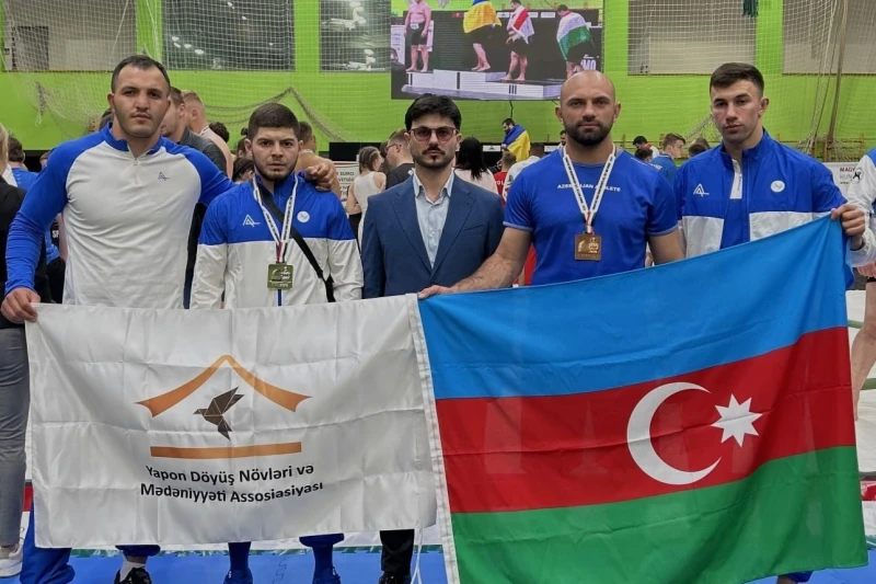 Sumoçu Avropa birinciliyində medal qazandı - FOTO