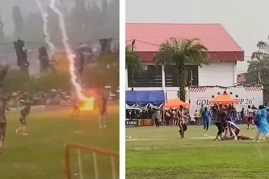 Tailandlı futbolçu ildırım vurması nəticəsində həyatını itirib