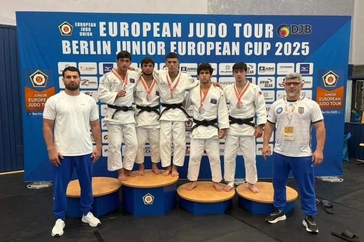 Azerbaijani Judoists Win 5 Medals on the First Day of the European Youth Cup