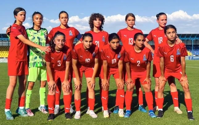 Azərbaycan U-15 qızlar milli komandası Qazaxıstanda ilk matçında məğlub olub
