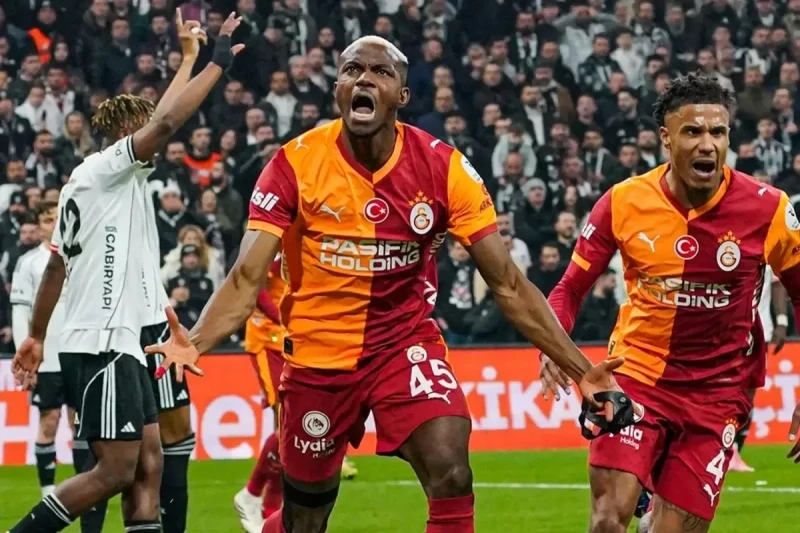 Galatasaray secures a minimal victory over Beşiktaş, Başakşehir defeats Göztepe