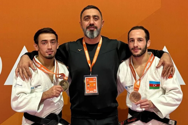 Azərbaycan cüdoçuları Meksika Qran-prisində iki qızıl qazandı: Ağayev və Paşayev fəxri kürsüdə