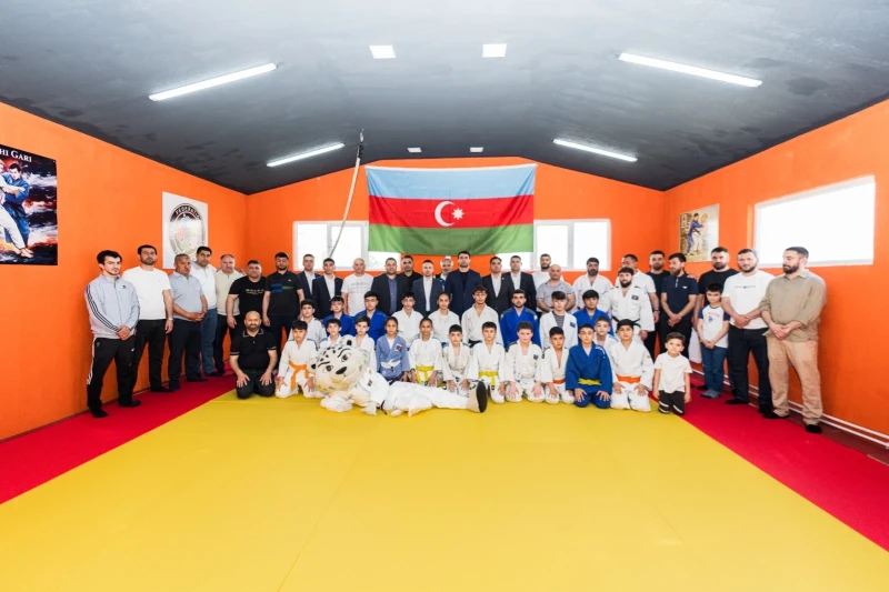 Mehdiabadda müasir standartlara cavab verən yeni cüdo zalı açılıb - FOTO