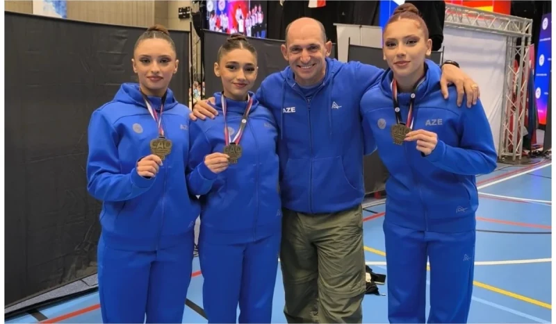 Azərbaycan gimnastları &Ccedil;exiyada qızıl medal qazanıb
