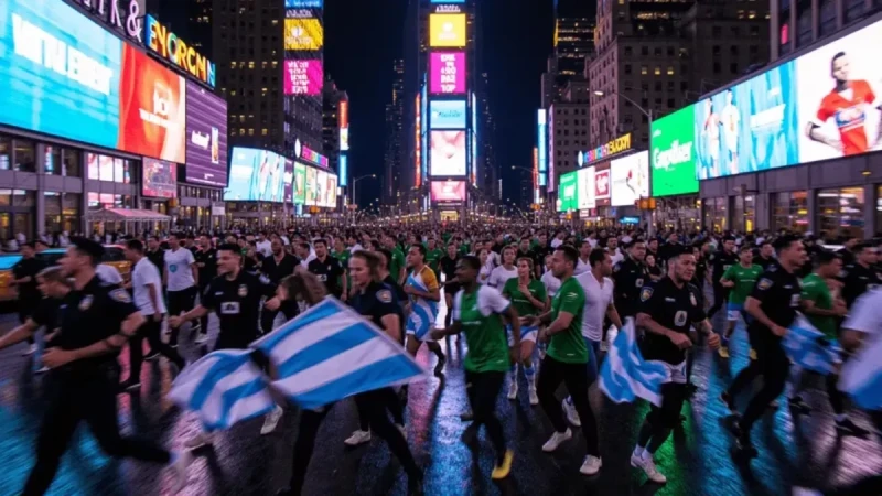 Argentina və Əlcəzair azarkeşləri arasında Nyu-Yorkda toqquşma