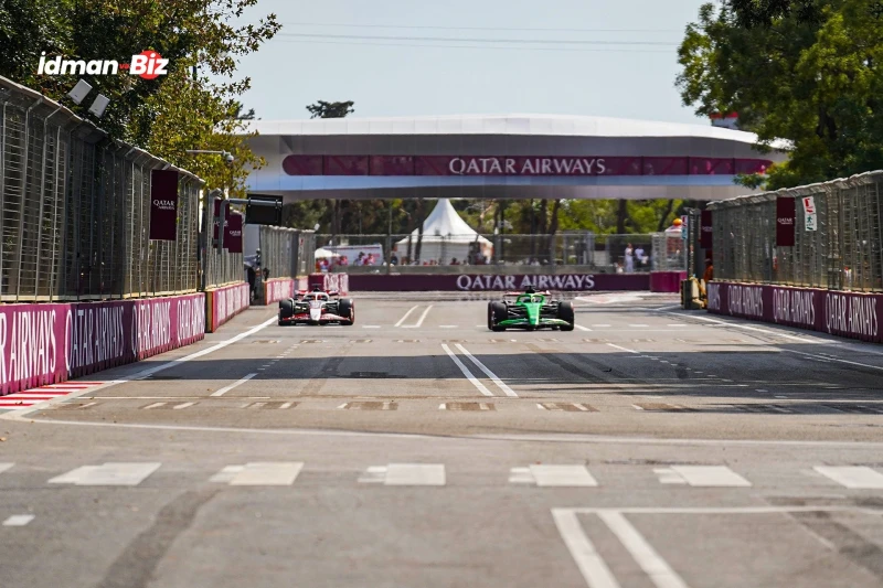 Formula 2 üzrə Bakı Qran-prisinin əsas yarışı başladı