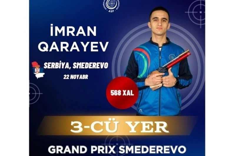 Azərbaycanın güllə atıcısı: Bütün turnirlərdən medalla qayıtmağı bacarırıq