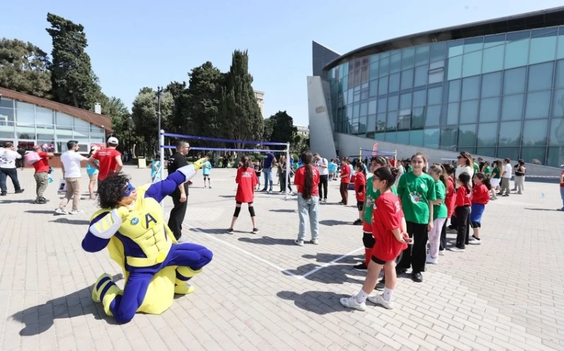 AVF Uşaqların Beynəlxalq Müdafiəsi Gününə həsr edilmiş Voleybol Festivalı təşkil etdi