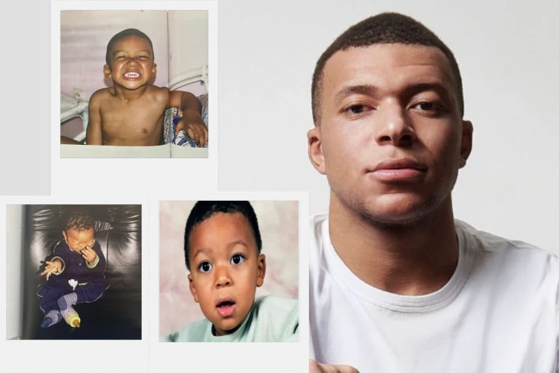 Kilian Mbappe'nin çocukluk fotoğrafları L'Équipede yayınlandı: Aile albümünden görüntüler
