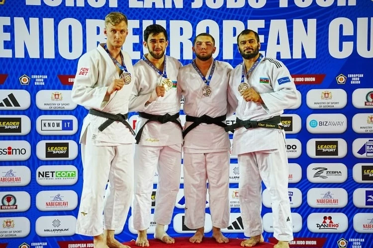 Azərbaycan c&uuml;do&ccedil;uları Avropa Kubokunda 9 medal qazanıb