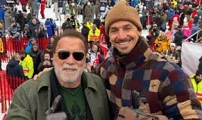 İbrahimoviç ve Schwarzenegger Avusturya'da Buluştu