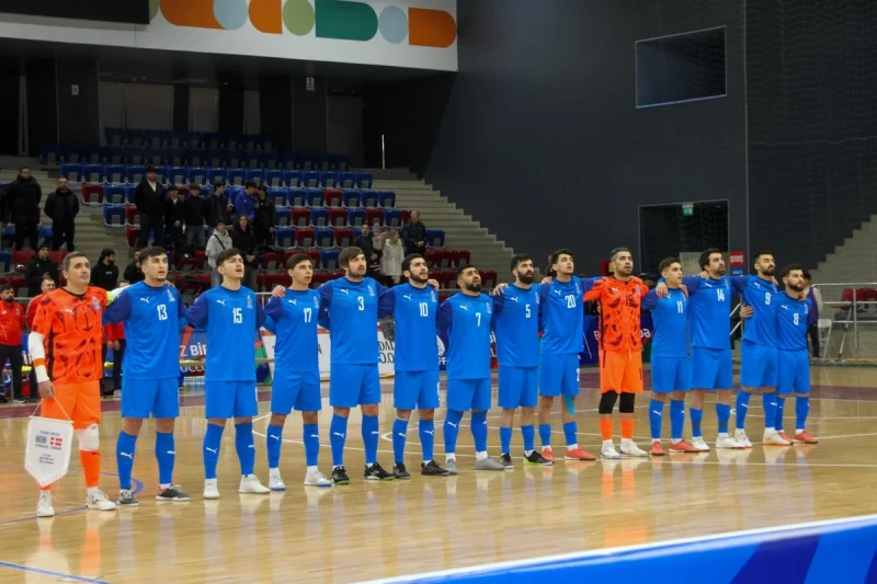 Azerbaycan futsal milli takımının Kazakistan ve Gürcistan ile hazırlık maçları