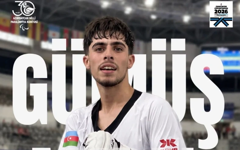 Azərbaycan parataekvondoçusu Sabir Zeynalov gümüş medalı qazandı
