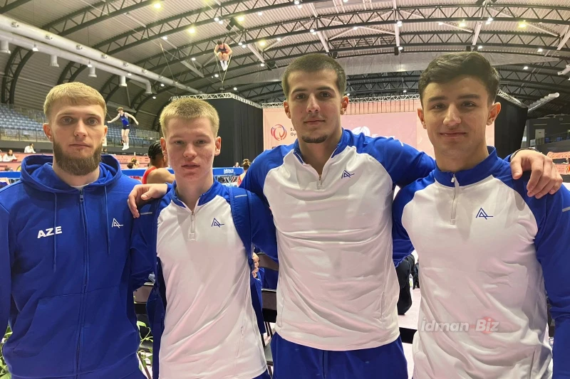Tamblinqçilərimiz Avropa Çempionatında komanda hesabında gümüş medal qazandılar