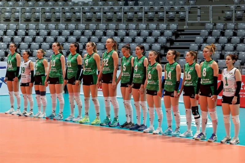 Azerbaijan national team's match against Romania in the European Golden League