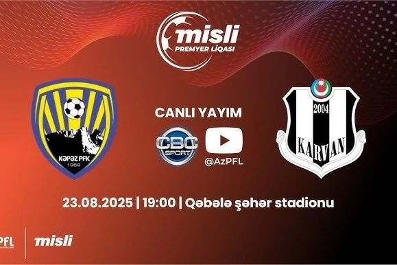 Матч «Кяпаз» — «Карван-Евлах» во втором туре Misli Premier League