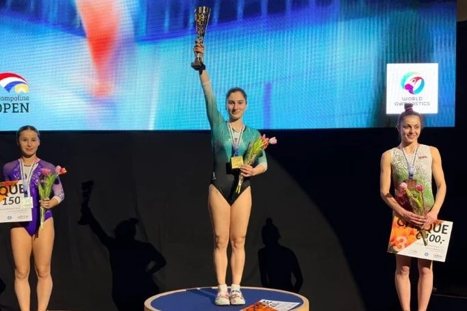 Сельджан Махсудова завоевала золото и специальный кубок на Dutch Trampoline Open