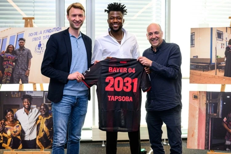 Bayer Edmond Tapsoba ilə müqaviləni uzatdı - RƏSMİ