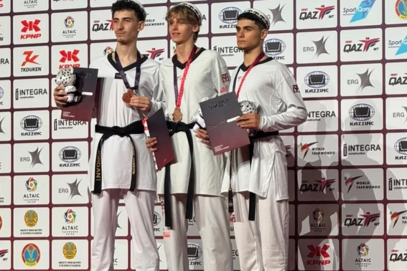 Azərbaycan taekvondoçuları Qazaxıstanda beynəlxalq turnirdə medal qazanıb