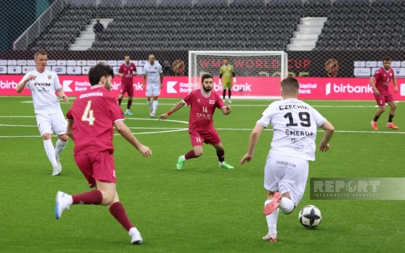 Çexiya yığması Bakıda keçirilən kiçik futbol üzrə dünya çempionatında qrup mərhələsini birinci pillədə başa vurub
