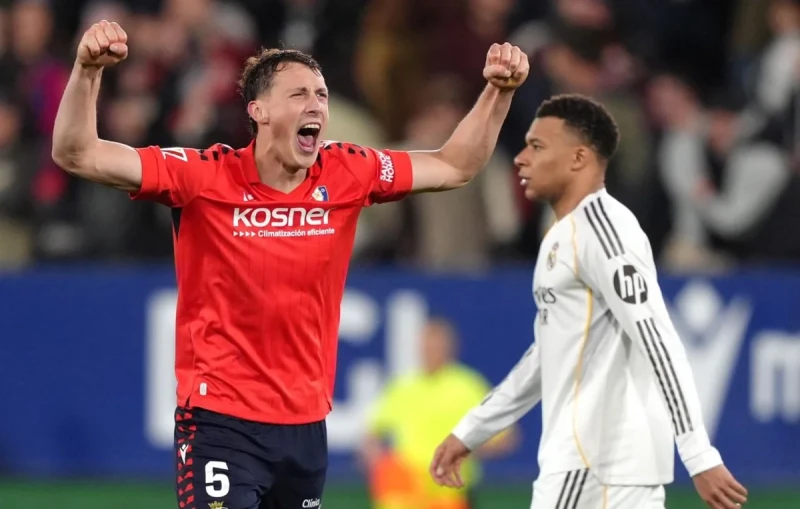 Osasuna 15 ildən sonra ilk dəfə Real Madridi məğlub etdi