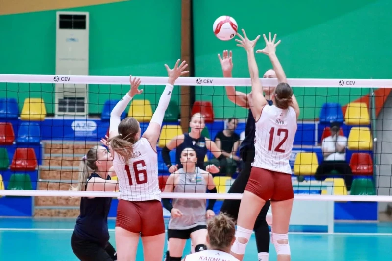 Наша женская сборная по волейболу победила Латвию перед чемпионатом Европы
