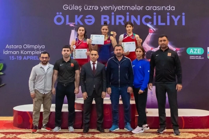 Qadın güləşi üzrə Azərbaycan birinciliyi başa çatıb