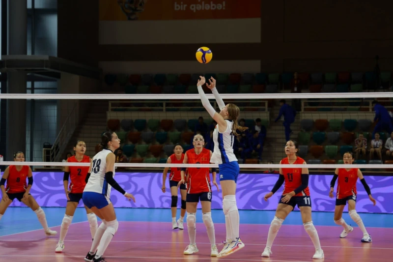 III MDB Oyunları: Azərbaycan voleybol&ccedil;u qızları b&uuml;r&uuml;nc medal qazandı