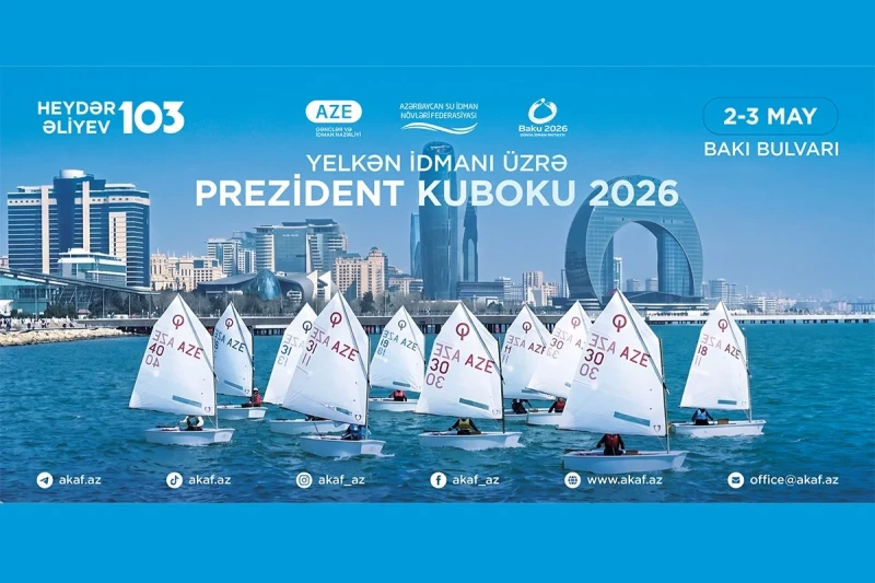 Bakıda yelkən idmanı üzrə Prezident Kuboku keçiriləcək