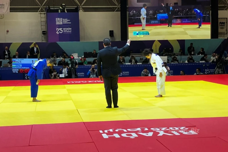 Islamic Solidarity Games: Azerbaijani judokas celebrate medals - UPDATED + PHOTO