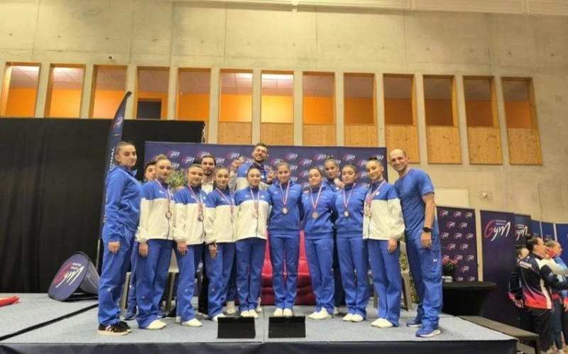 Azərbaycan gimnastları aerobika üzrə Fransada medallara layiq görülüblər