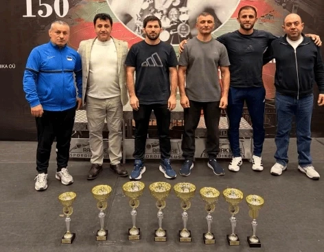 Azərbaycan güləşçiləri Estoniyada turniri çempion bitirdi