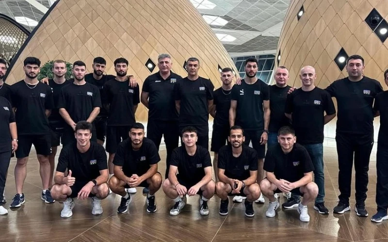 Azerbaijan national volleyball team travels to Belgium for European Championship qualifying match