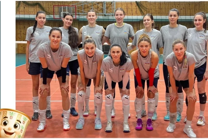Azerbaycanlı kadın voleybolcular VI. İslami Dayanışma Oyunları'na hazırlanıyor