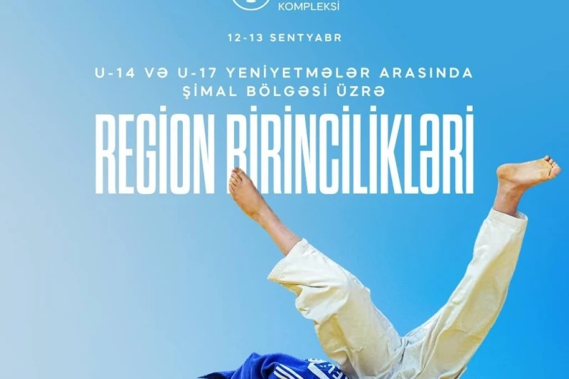 U-14 və U-17 Yeniyetmələrin Şimal Bölgəsi Üzrə Cüdo Birinciliyi Xaçmazda Keçiriləcək