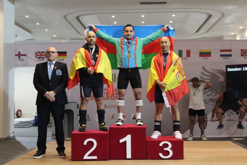 Avropa çempionatında 2 qızıl, 2 gümüş medal və yeni rekord qeydə alındı - FOTO