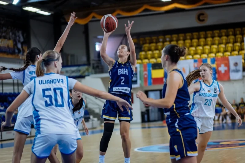 U16 qızlardan ibarət milli komandamız FIBA U16 Qadınlararası Avropa Çempionatında Bosniya və Herseqovinaya qalib gəlib