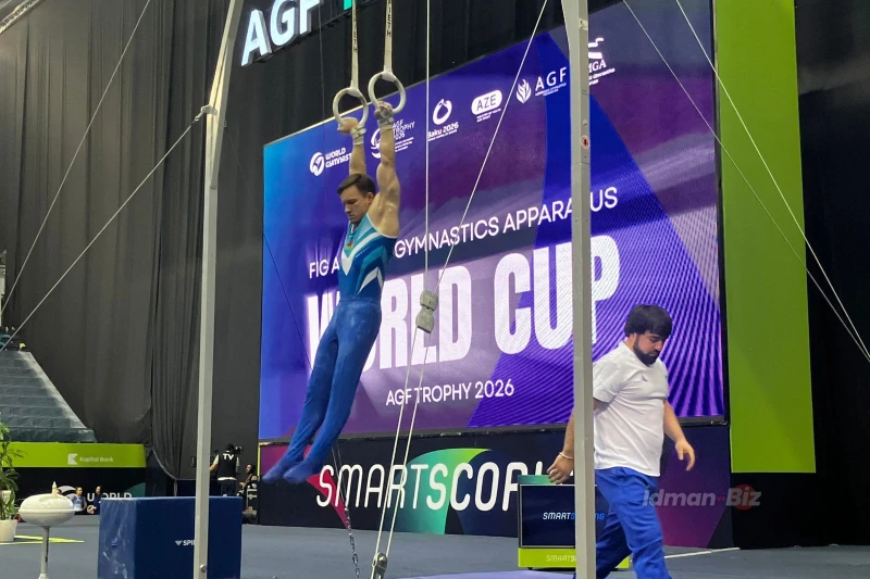 Азербайджанские гимнасты выступили в финале Кубка мира