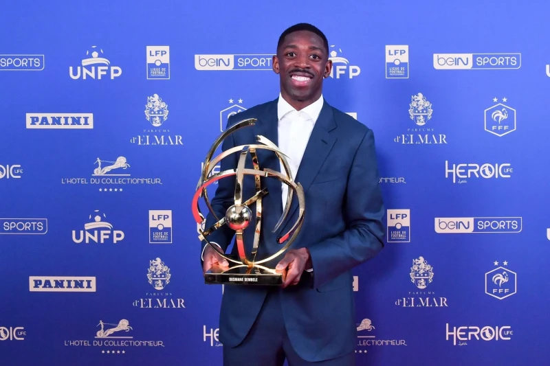 Usman Dembelenin mübahisəli Fransa Liqa 1-də mövsümün ən yaxşı futbolçusu seçilməsi
