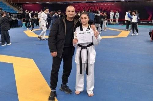 Guba'da Şehit Ülvü Mammadov'un anısına tekvando kulübü açıldı