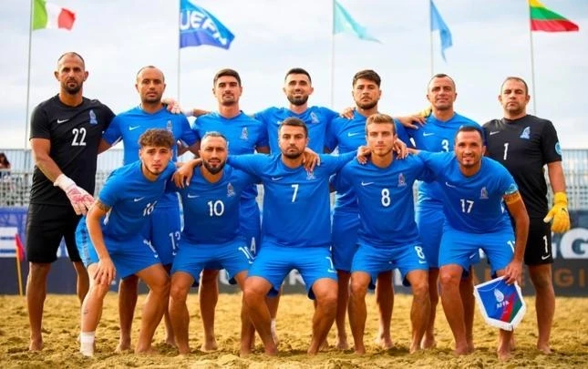 Azerbaijan national team will participate in Division B of the European Beach Soccer Championship