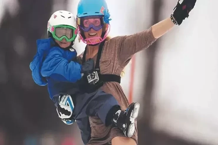 Mother and son made history by competing together at the Winter Olympics
