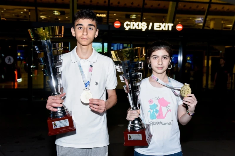 Azərbaycan yeniyetmələr arasında şahmat üzrə dünya çempionatında iki qızıl medal qazanıb