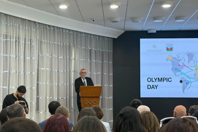 Event held at NOC on the occasion of International Olympic Day: Speeches, awards and achievements of the Olympic movement